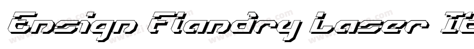 Ensign Flandry Laser Italic字体转换